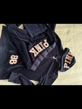 Y2K pink Victoria’s Secret vintage tracksuit